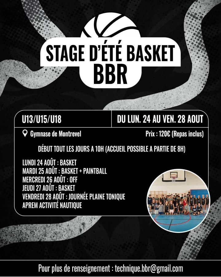 Stage été 2026 U13-U15-U18