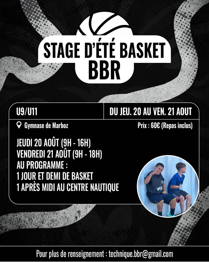 Stage été 2026 U9-U11